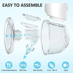 Hands Free Electric Breast Pumps Mother Milk Extractor Portable Breast Pump Wearable Wireless Breastpump