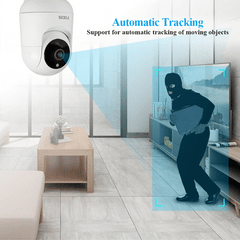 3MP WiFi Camera Tuya Smart Home Indoor Wireless IP Surveillance Camera AI Detect Automatic Tracking Security Baby Monitor